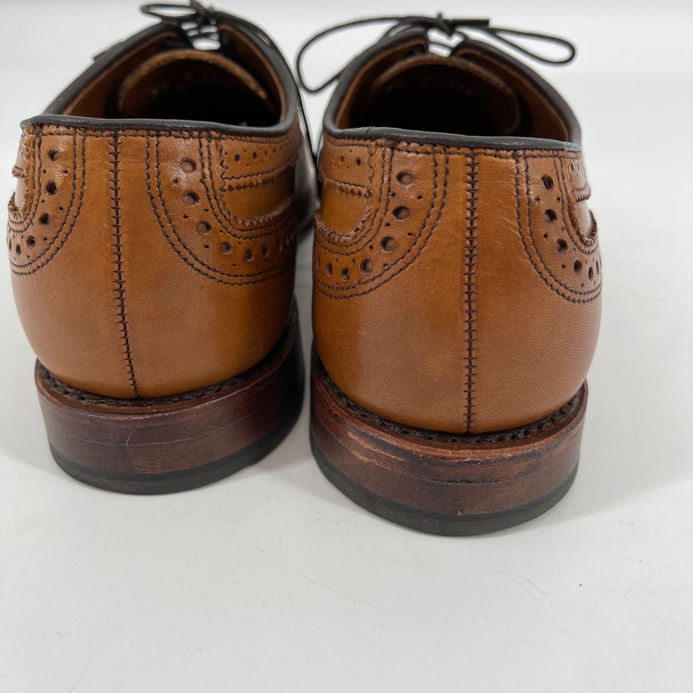 Allen Edmonds Oxfords Strand Cap Toe Wingtip Brogue Leather Dress Shoes 8.5 D - Picture 4 of 9